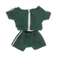 Niannyyhouse Sportswear Uniforms 7.8'(20Cm) Plush Doll Stuffed Figures Toys Clothes (Green)
