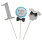 Loom Tree 6Xbaby Boy 1St Birthday Clothes Celebrating Party Cupcaketopper Cake Picks | Greeting Cards & Party Supply | Party Sup