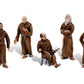 Woodland Scenics SP4453 1.5-Inch Scene Setters Figurine  Friars/Monks  5/Pack
