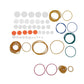 84PCS Plastic Gear Package Kit Belt Pulley Rubber Band Combination Set for Toy Motor Car Robot Various Gear Axle Belt Bushings