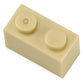 Feleph 1x2 Bricks Bulk 450 Pieces Tan Classic Basic Parts Sand Building Creative Play Set Blocks Toy Accessories Compatible with