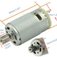 Chancs Gear Electric 390 Motor Dc 6V 19000Rpm Diy Model Making Parts With 12-Tooth Gear 2Pcs With Replace Rs-380