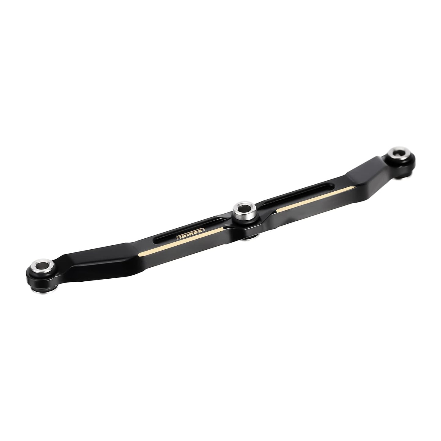 INJORA Black Brass Steering Link for TRX4M Upgrade Parts 1/18 RC Crawler Car,Full Clearance,12g