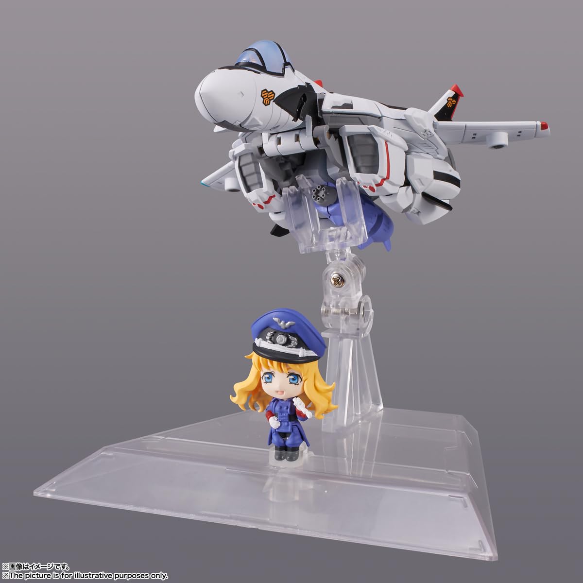 Tamashii Nations - Macross Frontier - Vf-25F Messiah Valkyrie (Alto Use) With Sheryl, Bandai Spirits Tiny Session