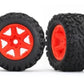 Traxxas 8672A 3.8'' Wheels with Talon EXT Tires, Orange