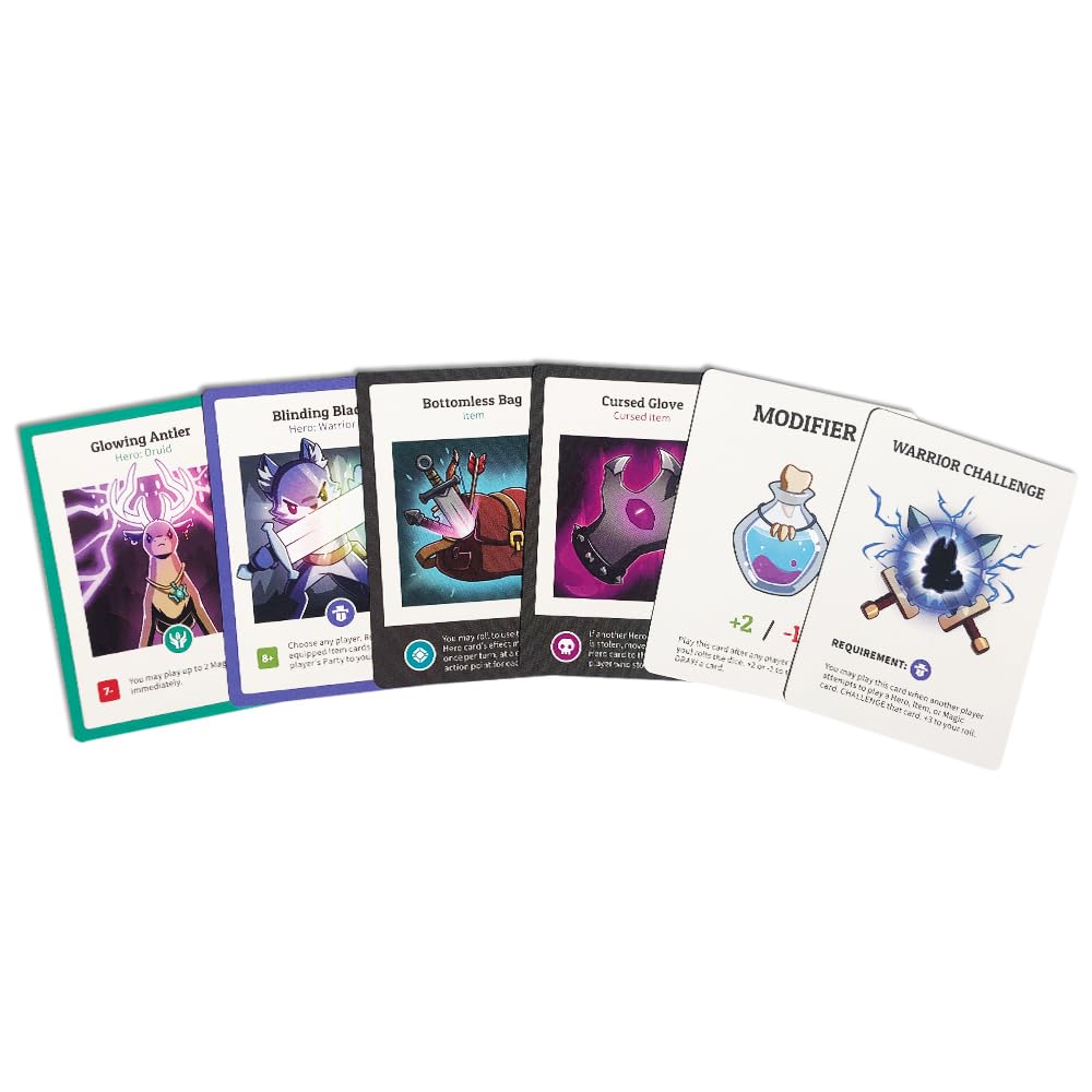 Unstable Games - Here To Slay Warriors & Druids Expansion Pack - Designed To Be Added To Your Here To Slay Base Game