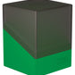 Ultimate Guard Boulder Synergy 100+, Deck Case For 100 Double-Sleeved Tcg Cards, Black/Green, Secure & Durable Storage For Trading Card Games