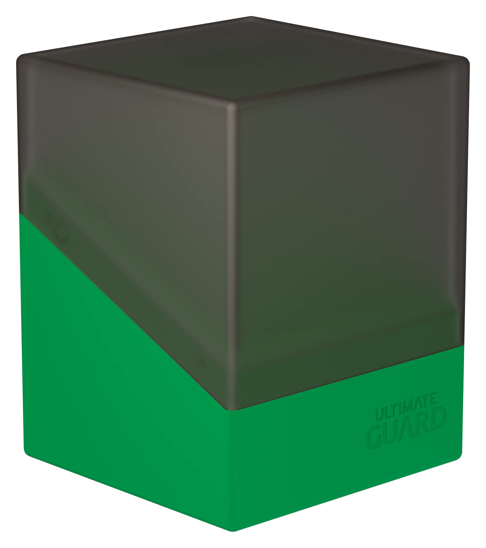 Ultimate Guard Boulder Synergy 100+, Deck Case For 100 Double-Sleeved Tcg Cards, Black/Green, Secure & Durable Storage For Trading Card Games