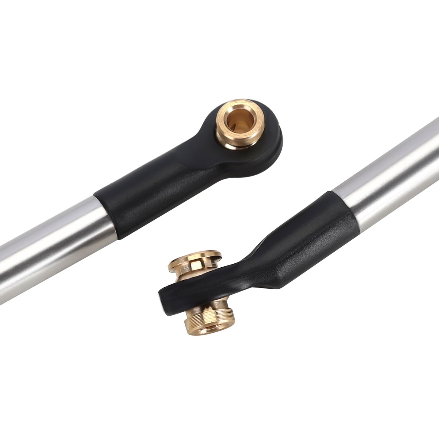 INJORA High Clearance Links Set - Stainless Steel Chassis Links for 1/18 RC Crawler FMS FCX18 LC80 Upgrade