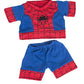 Spiderbear Pj'S Outfit Teddy Bear Clothes Fits Most 14'' - 18'' Build-A-Bear And Make Your Own Stuffed Animals