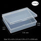 DKAOVH Playing Card Case Set - 4 Clear Plastic Storage Boxes for Cards