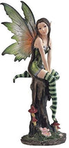 George S. Chen Imports Ss-G-91253 Fairy Collection Pixie With Clear Wings Fantasy Figurine Decoration