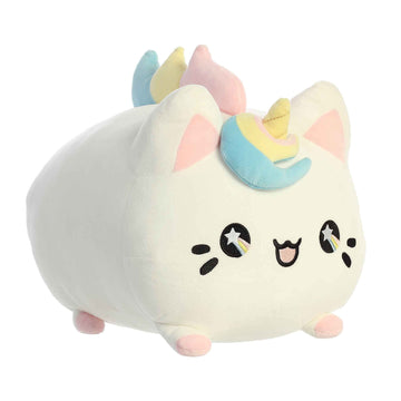 Aurora® Enchanting Tasty Peach® Unicorn Meowchi Stuffed Animal - Bright & Colorful Design - Showpiece Plush - Multicolor 15 Inches