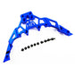 Hot Racing YET14U06 Aluminum Front Upper Chassis Bulkhead Clip (Blue) - Axial Ye