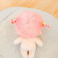 Niannyyhouse 20Cm Plush Doll Strawberry Eyes Girl Humanoid Stuffed Body No Attribute 8'' Normal Body Wearable Clothing Dress Up