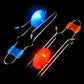 The Dreidel Company Light-Up Gyro Wheel Yo-Yo, 8.5" Sensory Spinning Toy, Blue/Red, Perfect Stocking Stuffer for Kids