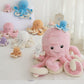 OUKEYI Cute Octopus Plush Doll, 15.7in White Stuffed Animal Toy for Kids & Adults, Perfect Birthday & Xmas Gift (Model: OUKEYI-100956)