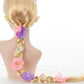 Sincere Party Girls Princess Wig,Rapunzel Plaits Blonde Wig For Girls Halloween Party,Role Playing