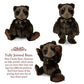 Charlie Bears – Annie Versary | 2023 Long Plush Fluffy Brown And Beige Teddy Bear