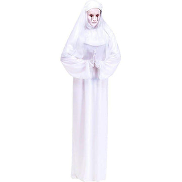 Fun World Womens Sister Scary Costume, One Size, White