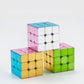 Hellocube Cyclone Boys 3X3 Speed Cube Macaron Magnetic Stickerless Reflective Mirror Reflective, Magic Cube 3X3X3 Puzzle Toys