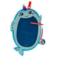 Boogie Board Kids Sketch Pals Portable Doodle Board With 9X6-Inch Writing Surface, Authentic Reusable Drawing Pad With Erase-Lock And Attached Stylus, Perfect For Travel, Kids 4+, Norah The Narwhal