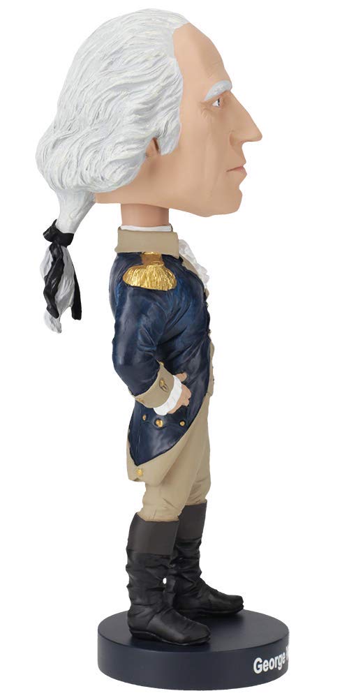 Royal Bobbles George Washington Bobblehead  enhanced Polyresin Lifelike Figure  Unique Serial Number  Exquisite Detail