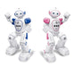 WEECOC RC Robot Toys Gesture Sensing Smart Robot Toy for Kids Can Singing Dancing Speaking Christmas Birthday (pink)