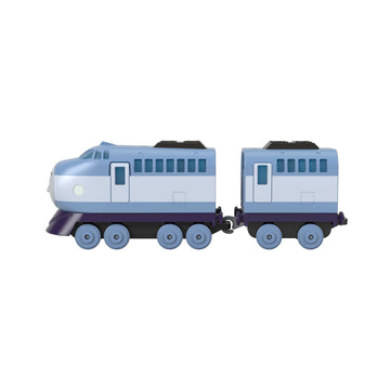 Thomas & Friends Fisher-Price Die-Cast Push-Along Kenji Toy Train Engine For Preschool Kids Ages 3+