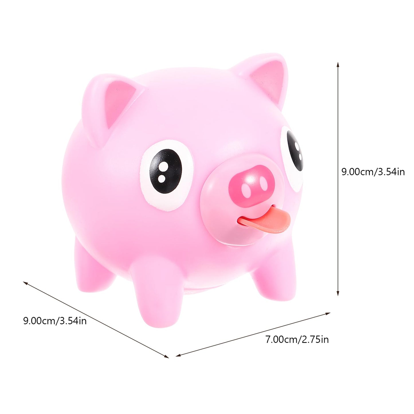Adorable Screaming Latex Desk Teenagers Toy Play Decompression Animal Toy， Toystongue Pig Children Ball Interesting Kids Games Piggy Adults Fun Pressure