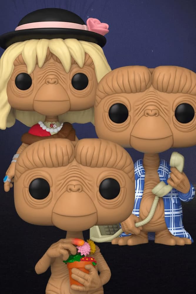 Funko Pop! Movies E.T. 40th 3 Pack Vinyl Figures Special Edition Multicolor limited availability