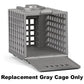 Imaginext Replacement Part Dinosaur Hauler Playset - Fmx87 ~ Inspired By Jurassic Park ~ Replacement Gray Cage