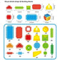 Teytoy 100 Pcs Bristle Shape Building Blocks Toy Set - Assorted Color, Plastic, Model 01 for Toddlers and Kids