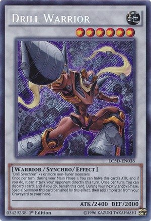 Yu-Gi-Oh! - Drill Warrior (Lc5D-En038) - Legendary Collection 5D 'S Mega Pack - 1St Edition - Secret Rare