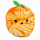 Squishmallow Oficial Kellytoy Food Squad Plush Toys Soft Plush Animal (8 Inch, Judy Tangerine (Scented))