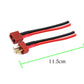 ZHOFONET Deans T Plug Connector,RC Battery Connector,Deans Female and Male Connector with 14AWG Silicon Wire for RC Airplane Qua