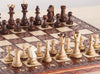 Beautiful Handcrafted Wooden Chess Set With Wooden Board And Handcrafted Chess Pieces - Gift Idea Products (16' (40 Cm) Orn)