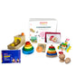 Brainytots Montessori Learning Wooden Baby Toys | Box 4: 6+ Months | Montessori Toys For 6+ Months |Early Child Development,Sens