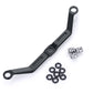 RCLIONS Aluminum Steering Link for 1/18th TRX4M RC Crawler Car Upgrades (Black)