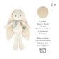 Kaloo Lapinoo Cream Rabbit Soft Toy - Ages 0+ - K969946