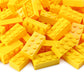 100Pcs 2X4 Bricks Yellow Building Blocks Creative Play Set Classic Basic Pieces Parts Toy Accessories Combine With 3001 Major Brick Brands