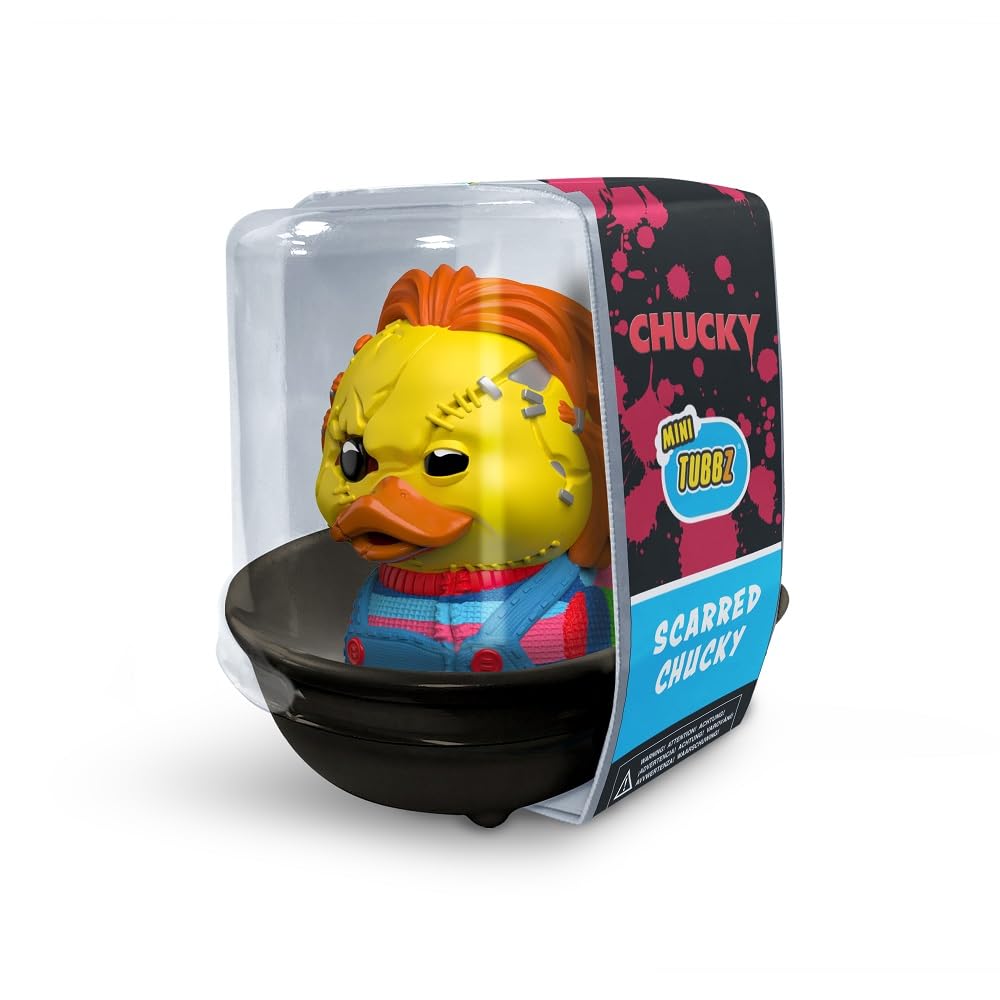 TUBBZ Mini Horror Chucky Cosplaying Rubber Duck Vinyl Figure - Chucky (Mini) - Polyvinyl Chloride - Model NS4909