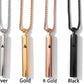 Xeyai Stainless Steel Anxiety Breathe Necklace, Anxiety Relief Items,Mindful Breathing Breathless Necklace For Anxiety, Stress,