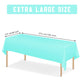 Moukeren 18 Pack Plastic Tablecloths Bulk 54 X 108 Inch Disposable Rectangle Table Covers Waterproof Party Table Cloths For Indo
