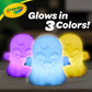 Crayola Light-Ups Ghost - Reusable Coloring Toy & Night Light, Medium, Multicolor, Model 747624, Halloween Decor for Kids Ages 4+