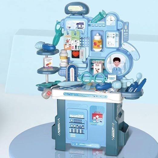 KING FORU Doctor Pretend Play Set  42Piece Medical Tools Kit for Kids