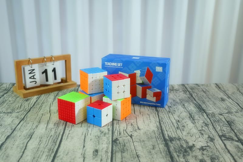 Cuberspeed Moyu MFJS WCA 2-7 Set Speed Cube Gift Box Magic Cube Bundle Collection Cube 2x2 3x3 4x4 5x5 6x6 7x7 Speed Cube sticke