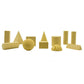 Hand2Mind Foam Wood-Look Geometric Solid Blocks (Set Of 12)