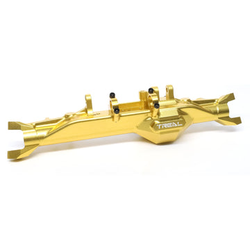 Treal Aluminum 7075 Front Axle Housing Cnc Billet Machined Upgrades For Vanquish Products H10 Optic(Gold)