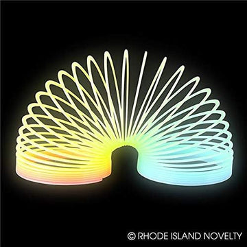 Rhode Island Novelty 80Mm Glow In Dark Magic Coil Spng Pack Of 10